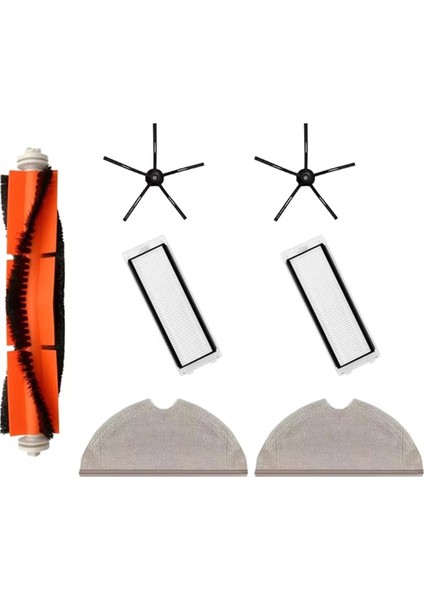 S6 Maxv Pure S5 Max S50 S55 E4 E5 Aksesuarları Robot Vakum Yedek Ana Yan Fırça Filtre Paspas (Yurt Dışından)