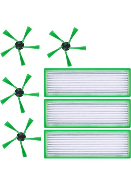 Kobold VR200 VR300 Robot Süpürge Yan Fırça Hepa Filtre Yedek Parça Aksesuarları (Yurt Dışından)