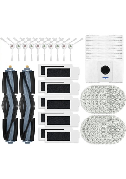 T20 Omnı, Max, Pro, X1 Omni, Turbo, Bork V830, V831 Fırça Filtre Paspas Toz Torbası Vakum Parçaları (Yurt Dışından)
