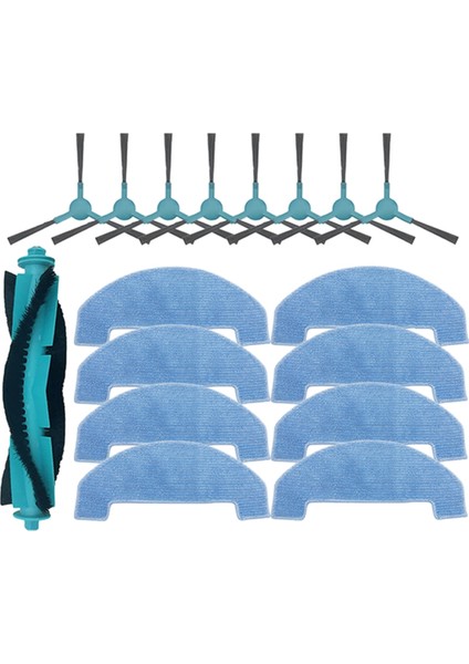 S5+ Plus Için 17 Adet, 2299 Ultra Home X-Treme Vakum Yedek Parçaları Ana Yan Fırça Paspas Pedleri (Yurt Dışından)