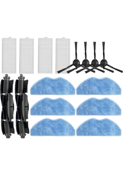 Pvcr 6001 Iq Home Aqua Süpürme Robotu Aksesuarları Temizleyici Parçaları Yedek Ana Yan Fırça Paspas Filtresi (Yurt Dışından) fiyatları
