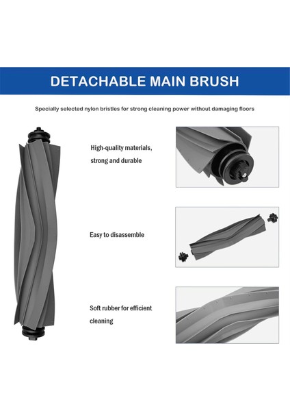 60 Adet Silindir Yan Fırça Filtre Paspas Toz Torbası L10S Pro Ultra HEAT/X30 ULTRA/X30 PRO/S10 Vakum Parçaları Için (Yurt Dışından) modelleri