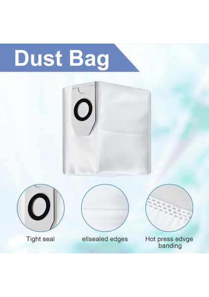 J12 Ultra Robot Süpürge Ana Yan Fırça Hepa Filtre Paspas Bezi Toz Torbaları Yedek Aksesuarlar Parçalar (Yurt Dışından) indirimleri