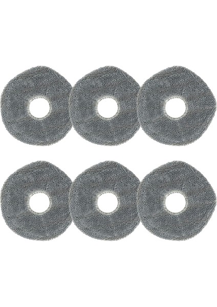 X9PRO Süpürme Robotu Vakum Zemin Dragram Temiz Yıkama Pedi Için 6 Adet Yedek Parça Paspas Bezi (Yurt Dışından)