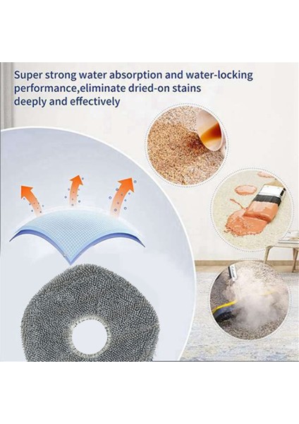 X9PRO Süpürme Robotu Vakum Zemin Dragram Temiz Yıkama Pedi Için 6 Adet Yedek Parça Paspas Bezi (Yurt Dışından) indirimleri