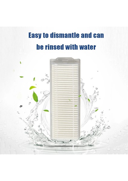 M30 Pro C107/ROBOT Vakumlu Paspas 2 Yan Fırça Bez Filtresi Için 14 Adet Yedek Parça (Yurt Dışından) indirimleri