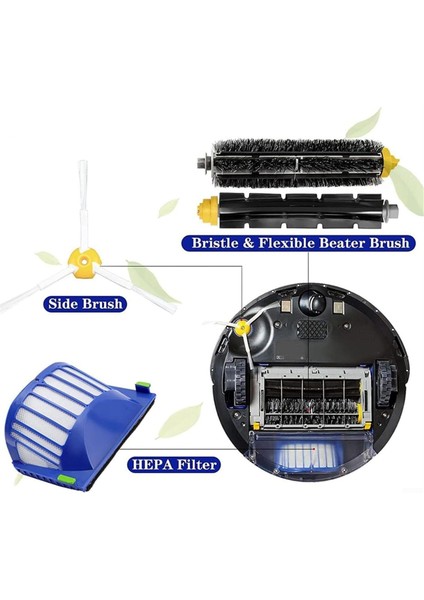 600 Serisi 660/670/680/690/6 Elektrikli Süpürge Kauçuk Fırça Hepa Filtreler Aksesuarlar (Yurt Dışından) indirimleri
