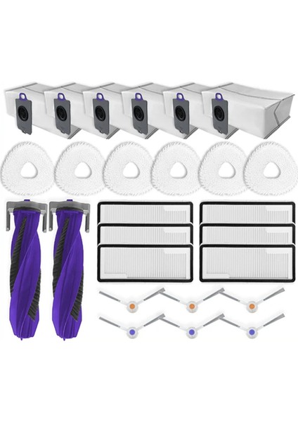 Freo Z Ultra Vakum Parçaları Ana Silindir Yan Fırça Hepa Filtre Paspas Bezi Toz Torbaları Aksesuarları (Yurt Dışından)
