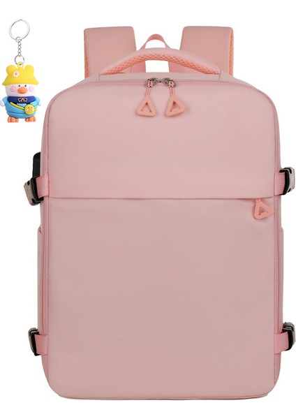 Büyük Kapasiteli Arabayla Seyahat Sırt Çantası Basit Iş Sırt Çantası Erkek ve Kadın Dizüstü Bilgisayar (Yurt Dışından)