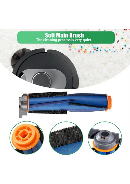 Aı AV2501S AV2501AE RV2502AE RV2410WD RV2620WD AV2510AOUS Robot Süpürge Aksesuarları Için Yedek Parçalar (Yurt Dışından) modelleri