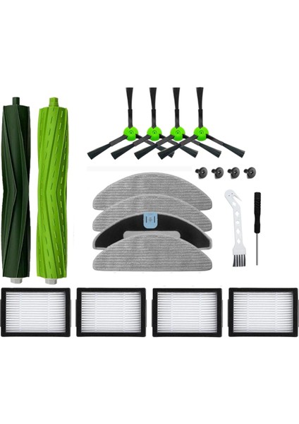 Combo I5, I5+, J5, J5+, Çift Çoklu Kauçuk Fırçalar, Filtreler, Paspas Pedleri, Yan Fırçalar Için Yedek Kit (Yurt Dışından) indirimleri