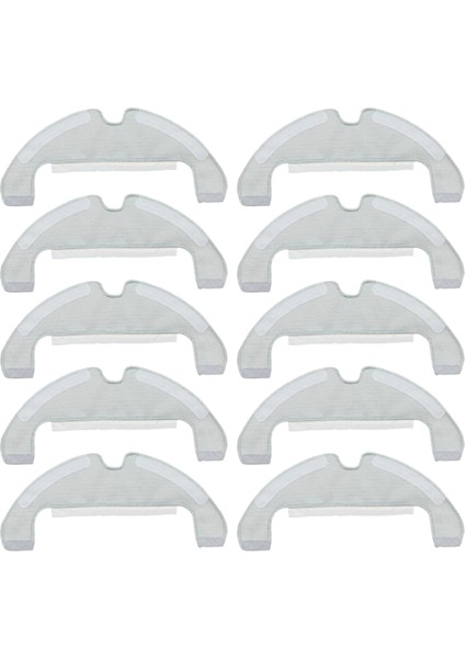 D10S Plus Robot Süpürge Için 10 Adet Paspas Bezi Değiştirilebilir Yıkanabilir Temizlik Bezi (Yurt Dışından)