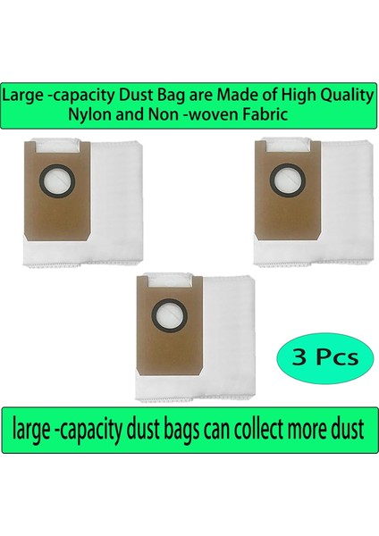 Loorow AT800 Aksesuarları 3'ü 1 Arada Robot Süpürge Ana Fırça Yan Filtre Paspas Pedi Toz Torbası Için Yedek (Yurt Dışından) fırsatları