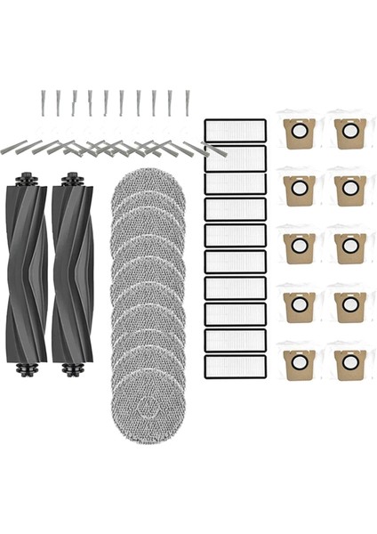 Bot L20 Ultra / X20 Pro Robot Süpürgeler Paspas Bezleri Paçavralar Hepa Filtre Toz Torbaları Aksesuarlar Yedek (Yurt Dışından)
