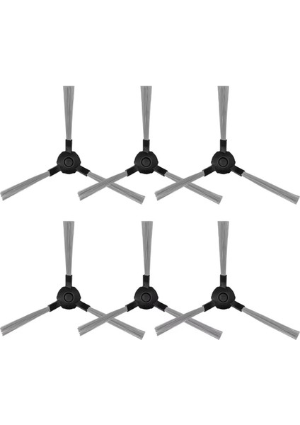 Jenxy SP812 Robot Süpürge Yan Fırça Aksesuarı Yedek Parça 6 Adet (Yurt Dışından)