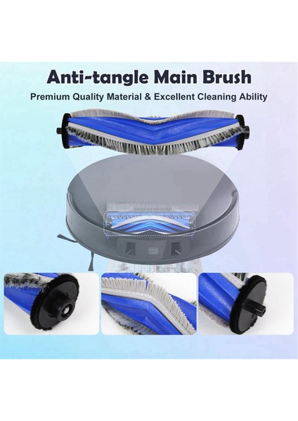 T30/T30S Için Robot Vakum Yedek Aksesuarları Seti Fırçalar, Paspas Pedleri ve Filtreler Içerir (Yurt Dışından) modelleri