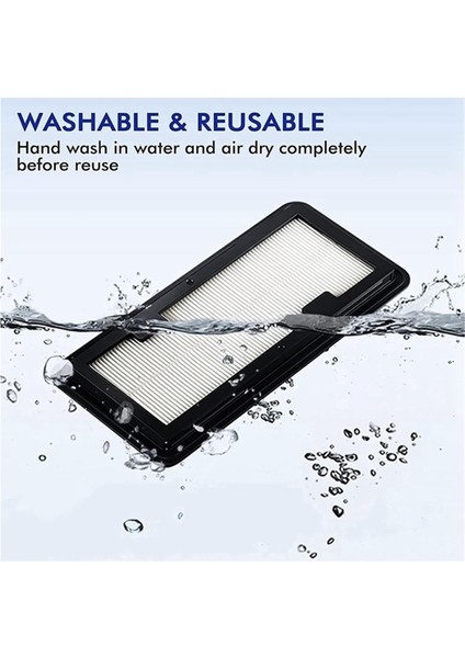 Jet Bot Aı+ ve Bot+ Elektrikli Süpürgeler Için Yedek Hepa Filtreleri, VR30T85513W/AA Robot'a Uygun, Yıkanabilir (Yurt Dışından) fırsatları