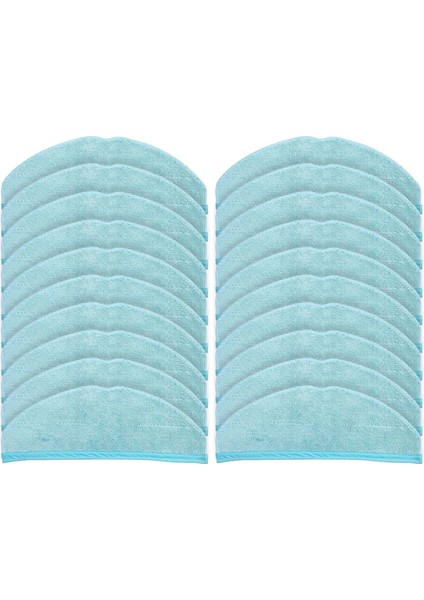 8090 Ultra / 9090 Aı Robot Süpürge Bezi Yedek Aksesuarları Için 20 Adet Yıkanabilir Paspas Bezi (Yurt Dışından)