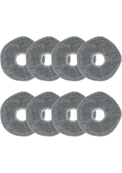 X9PRO Süpürme Robotu Vakum Zemin Dragram Temiz Yıkama Pedi Için 8 Adet Yedek Parça Paspas Bezi (Yurt Dışından)