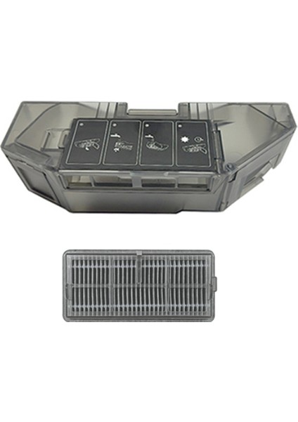 X40/X40 PRO/X40 ULTRA/S30PRO Ultra Robot Süpürge Için Filtreli Toz Kutusu Değiştirilebilir Parçalar Çöp Kutusu (Yurt Dışından)