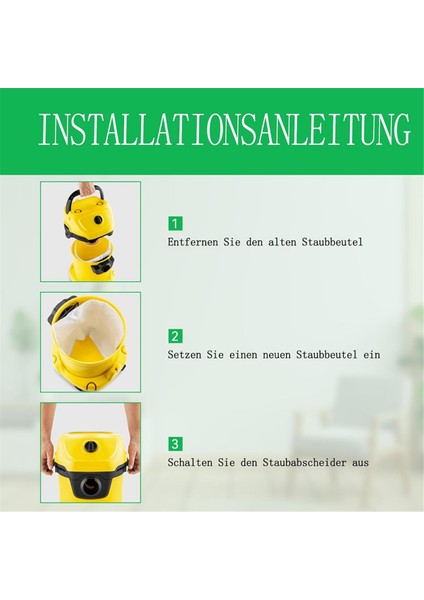 Kwd1, Kwd2, Kwd3, Wd2 Plus, Wd3, Se 4001, 4002, Wd 3.200-WD 3.800 M Aksesuarları Için Elektrikli Süpürge Torbaları (Yurt Dışından) indirimleri