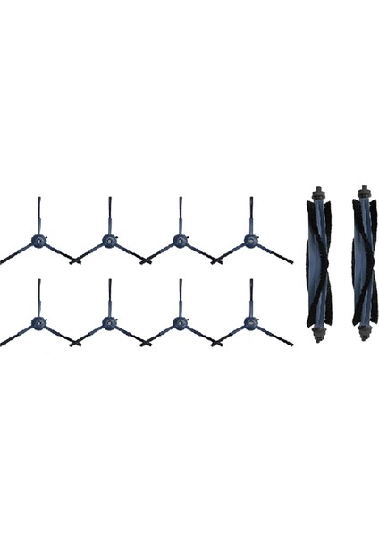 Omni C20 Süpürme Robotu Aksesuarları Temizleyici Parçalarının Değiştirilmesi Için 10 Adet Ana Yan Fırça (Yurt Dışından) fiyatları