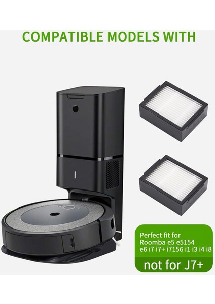 E5 E5154 E6 I7 I7+ I7156 I1 I3 I4 I8 Elektrikli Süpürge Için Hepa Yedek Filtreler (Yurt Dışından) modelleri
