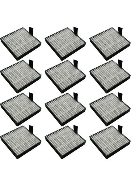 W20/W20 PRO/J20 Robot Süpürge Değiştirilebilir Parçalar Baz Istasyonu Için 12 Adet Vakum Filtresi (Yurt Dışından)