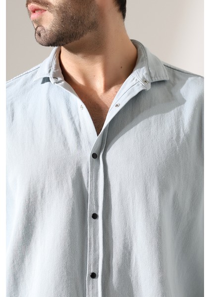 Erkek Büyük Beden Gabardin Gömlek – Slim Fit, Rahat Kesim, Çıtçıtlı, Şık ve Spor Gömlek indirimleri