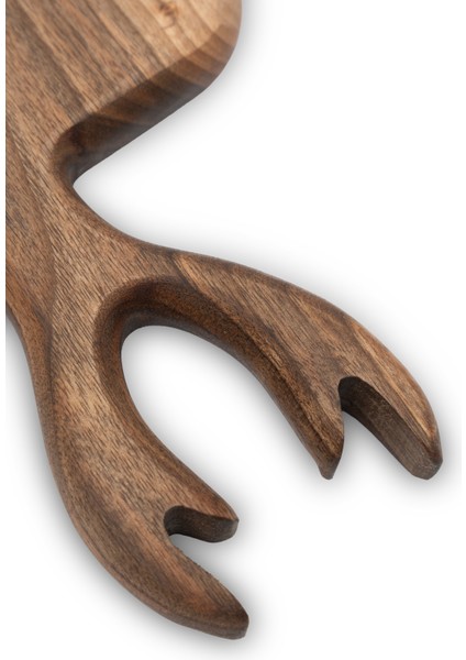 Yekpare Masif Ahşap Sunum Tahtası Kesme Tahtası Ceviz Medium fırsatları