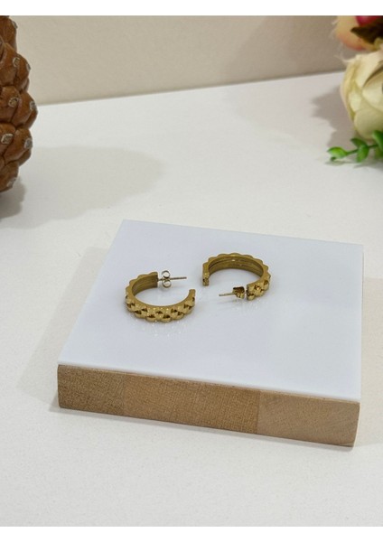 - Gold Rolex Çelik Halka Küpe indirimleri