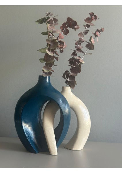 Birbirine Geçmeli Dekoratif Vazo Seti