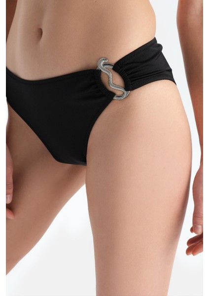 Siyah Normal Bel Bikini Alt
