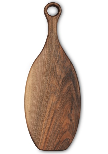 Yekpare Masif Ahşap Sunum Tahtası Kesme Tahtası Ceviz Medium fırsatları