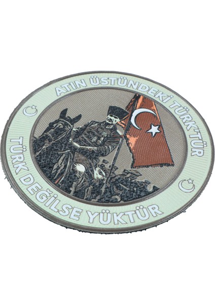 Atın Üstünde Ki Türk'tür Peç - Patch 9 cm fiyatları