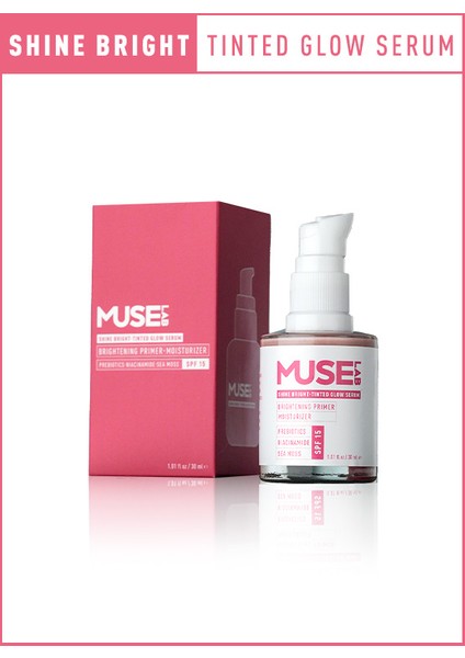 Shine Bright Tinted Glow Serum I Cilt Aydınlatıcı I Parlatıcı I Nemlendirici Serum SPF15 fiyatları