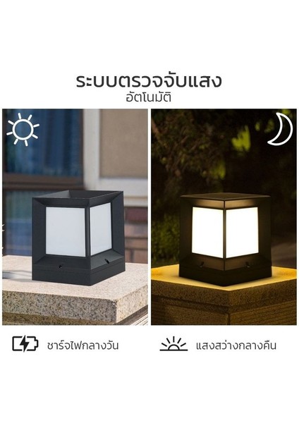 15 x 19 Cm, 30 Watt, Kumandalı, Güneş Enerjili ve E27 Duylu, 3 Işık Modlu Solar Küp Bahçe Armatürü modelleri