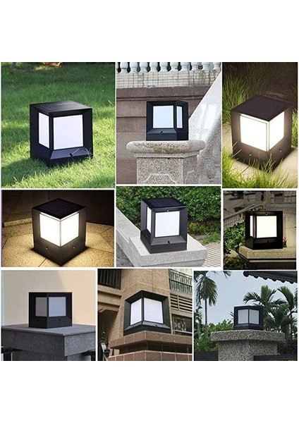15 x 19 Cm, 30 Watt, Kumandalı, Güneş Enerjili ve E27 Duylu, 3 Işık Modlu Solar Küp Bahçe Armatürü indirimleri