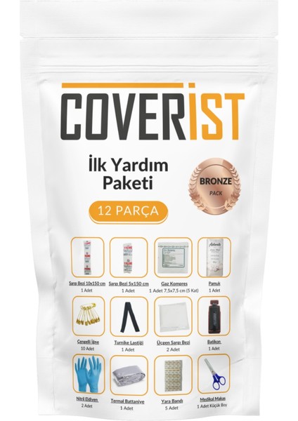 Acil Durum ve Ilk Yardım Seti - Içerik Paketi Bronze