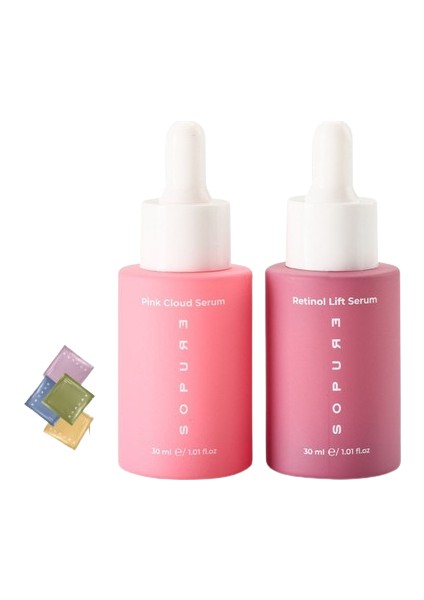 Nemlendirici&Yatıştırıcı ve Retinol Serum Seti (Retinol Lift Serum+Pink Cloud Serum) fiyatları