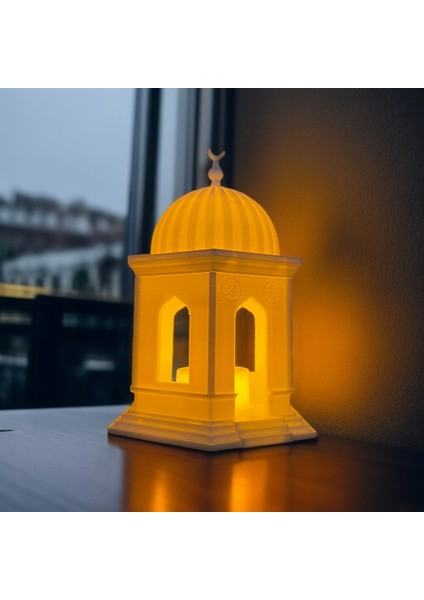 Dekoratif Aydınlatmalı Mescit Ramazan Konseptli Tealight Mumluk Islami Ev, Ofis, Masa Dekor Aksesuarı fiyatları