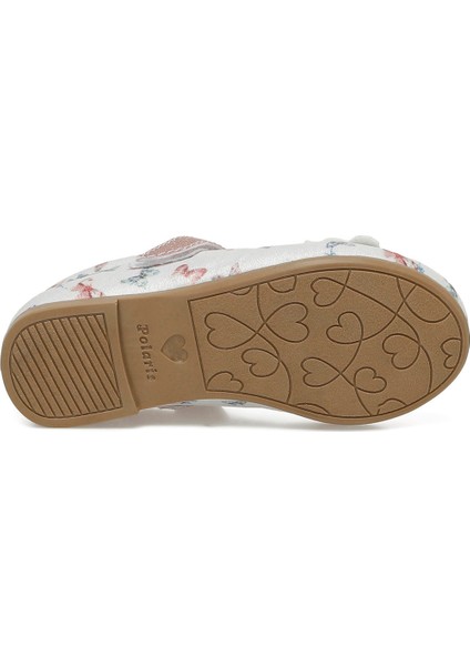 BUTY.P5FX Kız Bebek Babet Ayakkabı Krem