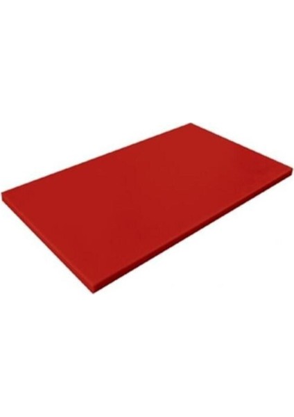 Polietilen Kesim Tahtası 25X40X2 cm Kırmızı Et Çiğ Et NOCOLOR-AA32E22F / Tek Ebat