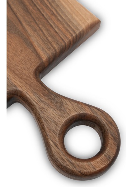 Yekpare Masif Ahşap Sunum Tahtası Kesme Tahtası Ceviz Medium fırsatları