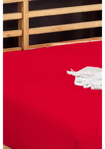 Penye Lastikli Çarşaf Pamuklu Jersey Battal Kişilik 180 x 200 cm Bordo modelleri