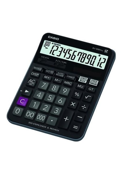 Casıo DJ-120D Plus Işlem Kontrollü12 Hane Masaüstü Hesap Makinesi