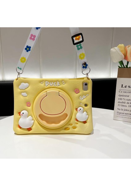 Apple iPad Air 3 / Pro 10.5 Kılıf Cute Dolls Standlı Eğlenceli 3D Karekterli Çocuk Kılıfı A2152 A2123 A2153 A2154 A1701 A1709 A1852