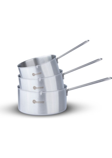 Kacerola Set Inox 12CM-14CM-16CM