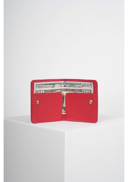 PAIR FLOTTER RED SLIM HAKİKİ DERİ CÜZDAN