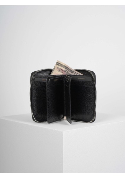 PETTY ZIPPER SİYAH MİNİ CÜZDAN